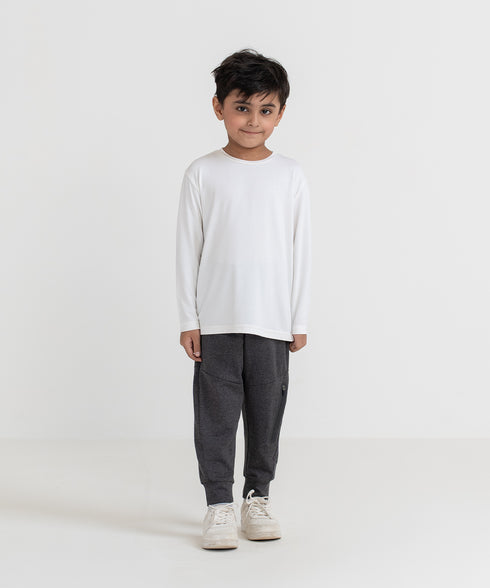 Boys' B-Fit Melange Bonded Tape Joggers
